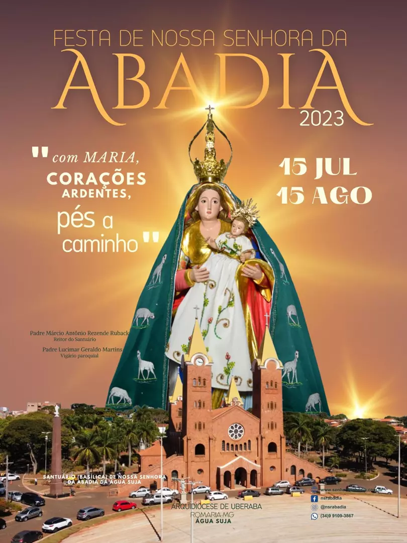 Festa em Louvor a Nossa Senhora da Abadia em Romaria MG